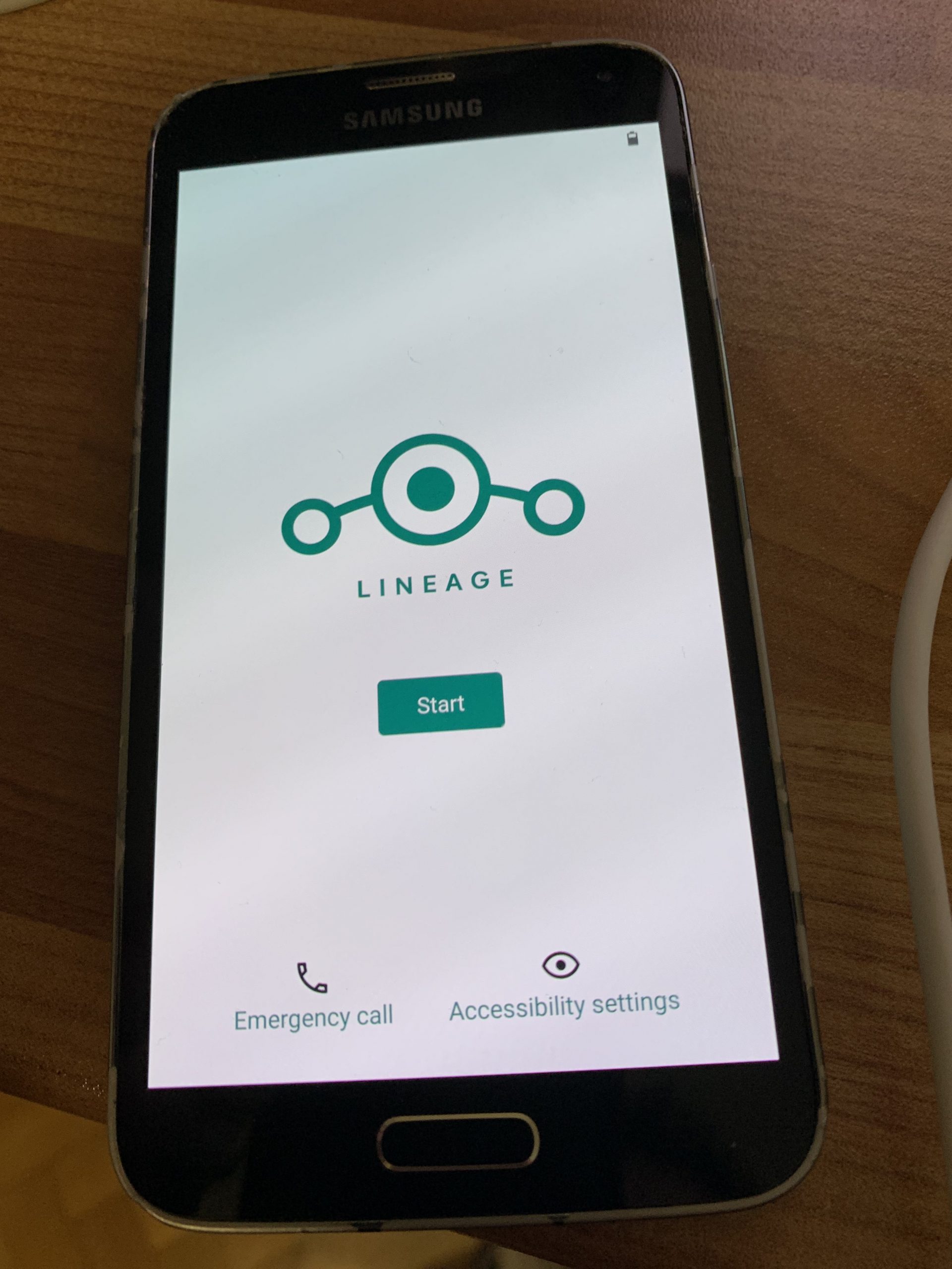 Samsung S5 neo mit Android 11 (LineageOS)